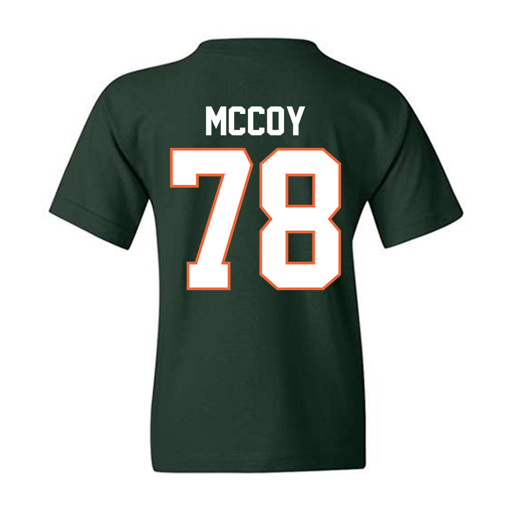 Miami - NCAA Football : Matthew McCoy - Classic Shersey Youth T-Shirt-1