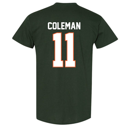 Miami - NCAA Football : Dereon Coleman - Classic Shersey T-Shirt-1