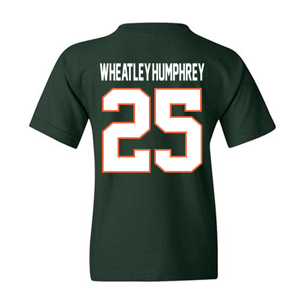 Miami - NCAA Football : Chris Wheatley-Humphrey - Classic Shersey Youth T-Shirt-1