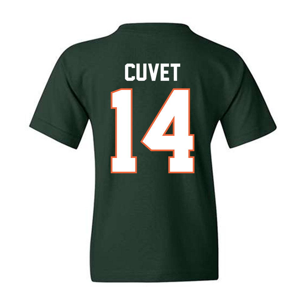 Miami - NCAA Baseball : Daniel Cuvet - Classic Shersey Youth T-Shirt-1