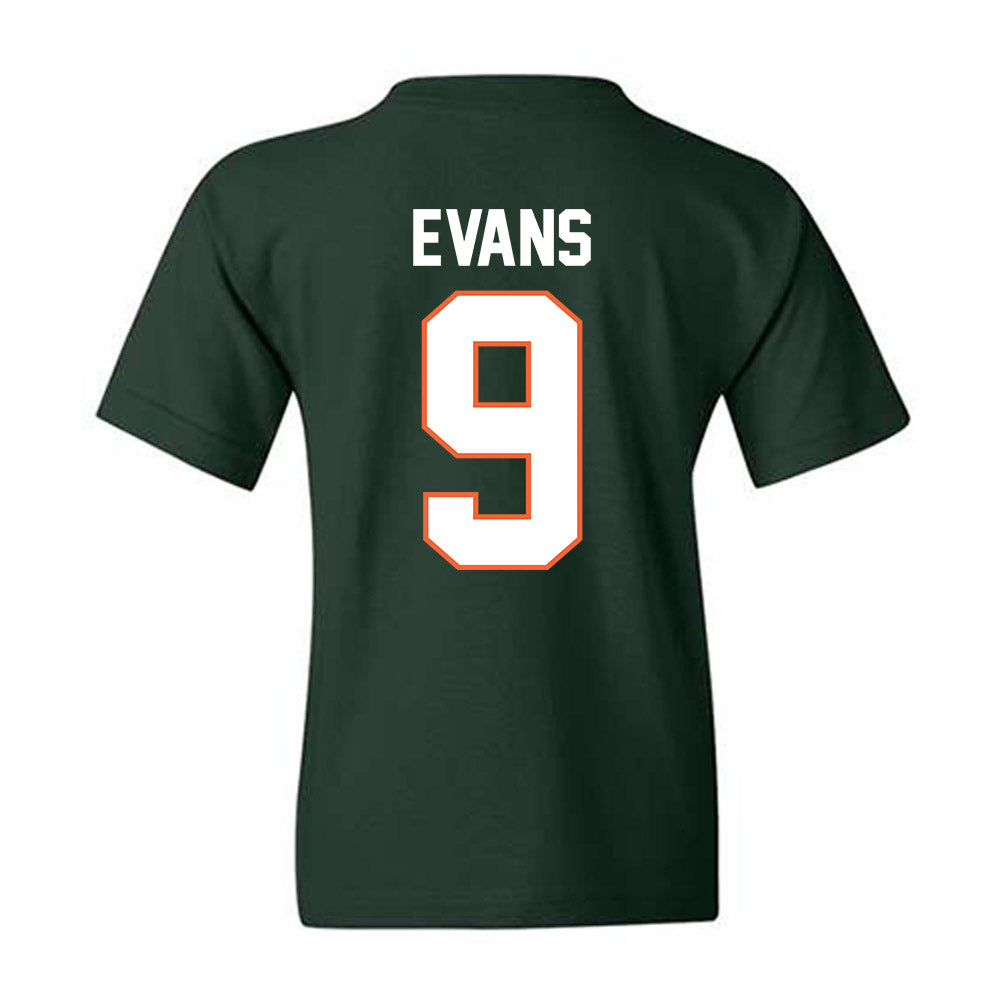 Miami - NCAA Baseball : Rob Evans - Classic Shersey Youth T-Shirt-1