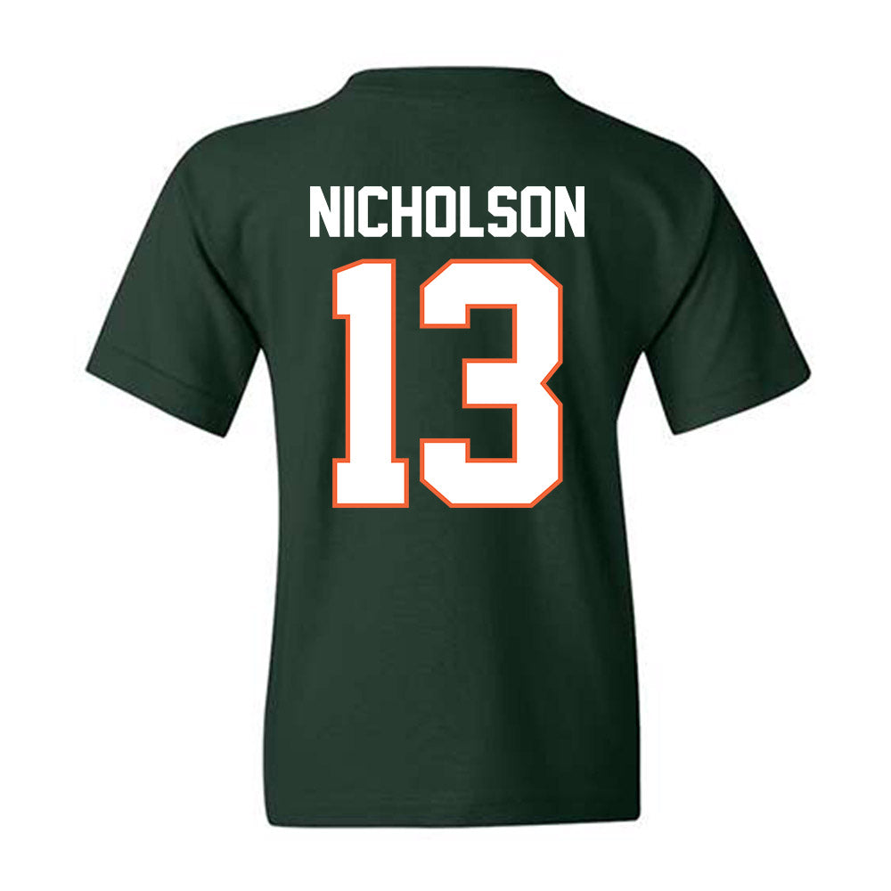 Miami - NCAA Women's Soccer : Crosby Nicholson - Classic Shersey Youth T-Shirt-1