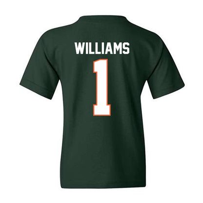 Miami - NCAA Women's Basketball : Camille Williams - Classic Shersey Youth T-Shirt-1