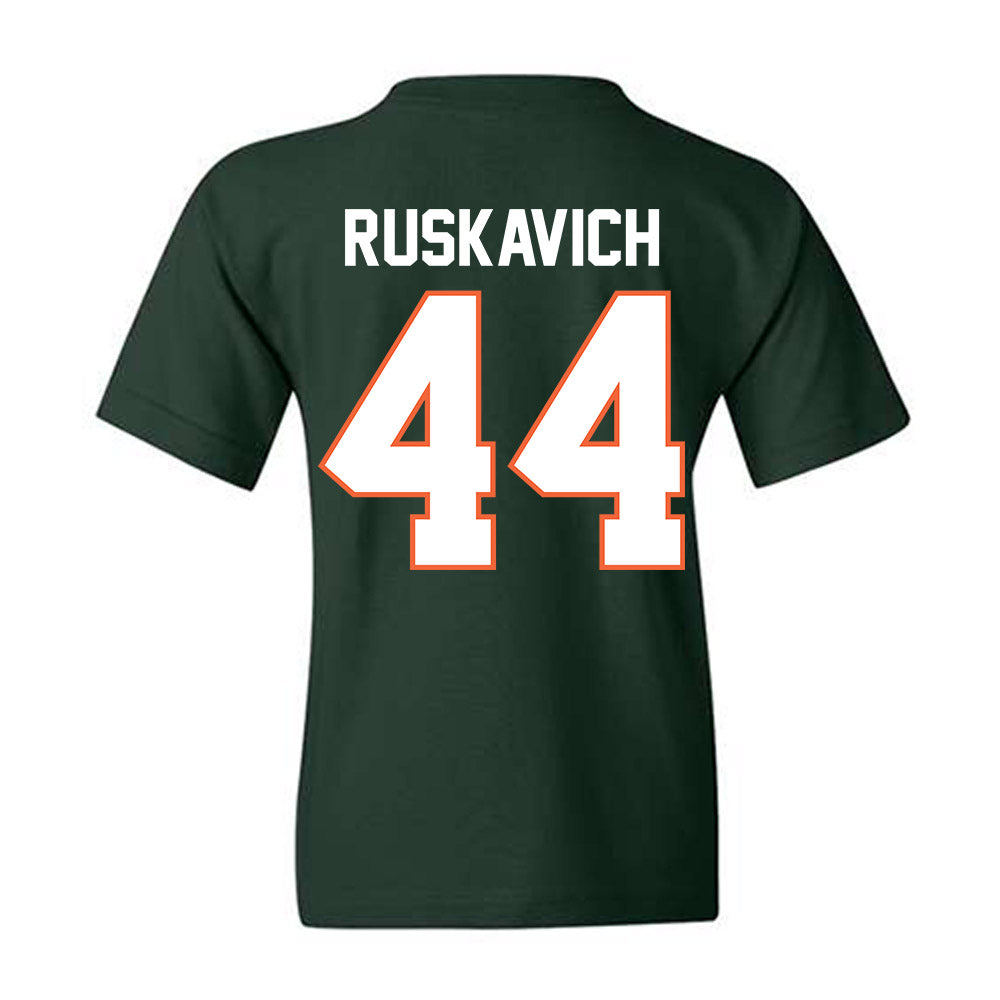 Miami - NCAA Football : Owen Ruskavich - Classic Shersey Youth T-Shirt-1