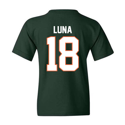 Miami - NCAA Football : Riply Luna - Classic Shersey Youth T-Shirt-1