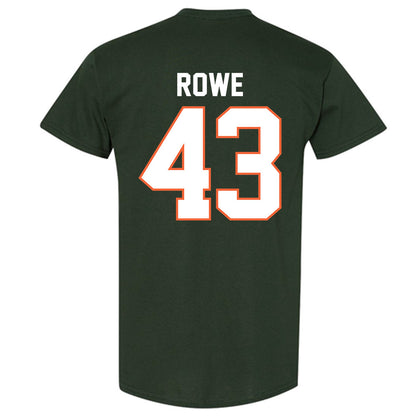 Miami - NCAA Football : Tyler Rowe - Classic Shersey T-Shirt-1