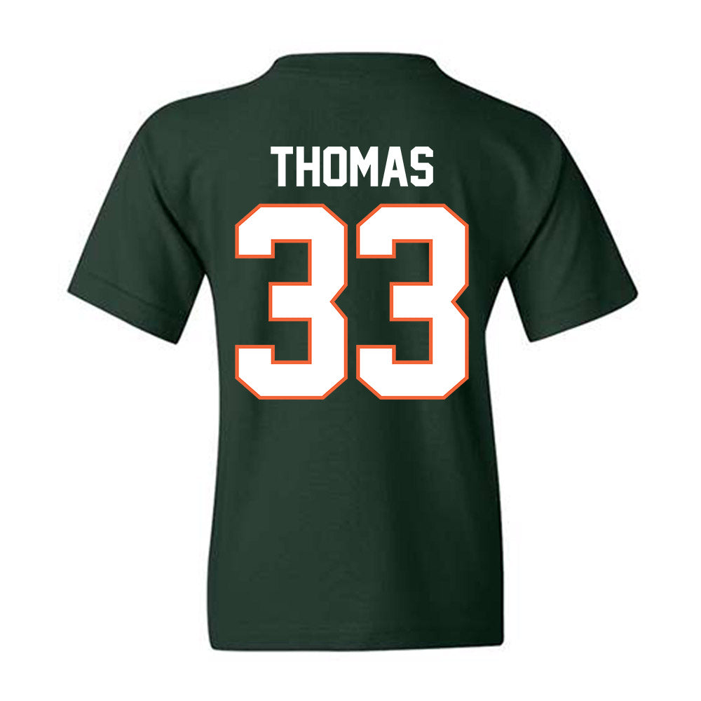 Miami - NCAA Football : Nick Thomas - Classic Shersey Youth T-Shirt-1
