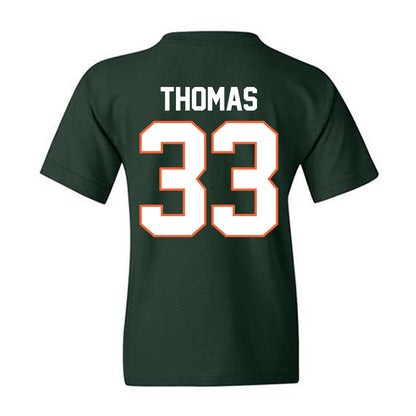 Miami - NCAA Football : Nick Thomas - Classic Shersey Youth T-Shirt-1