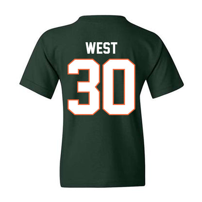 Miami - NCAA Baseball : Brylan West - Classic Shersey Youth T-Shirt-1