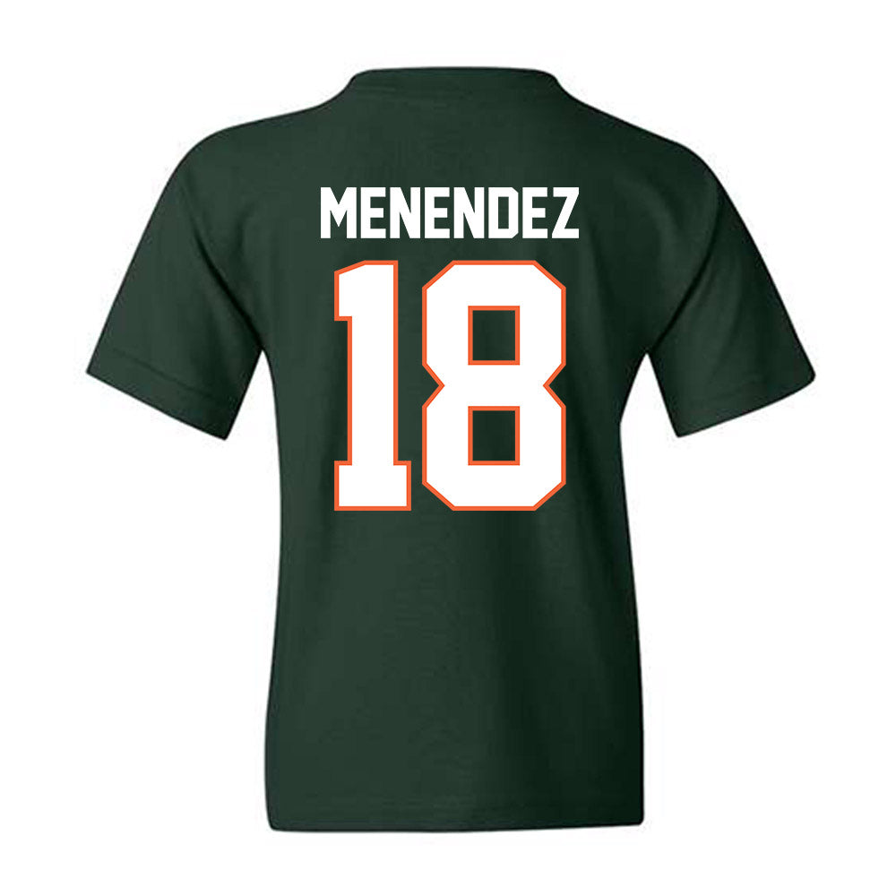Miami - NCAA Baseball : Frank Menendez - Classic Shersey Youth T-Shirt-1