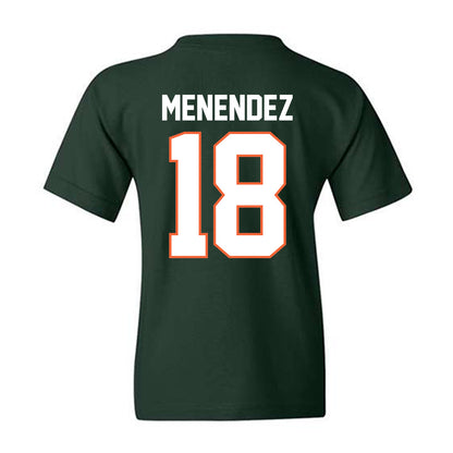 Miami - NCAA Baseball : Frank Menendez - Classic Shersey Youth T-Shirt-1