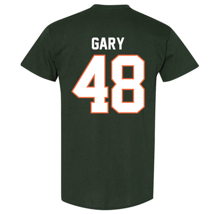 Miami - NCAA Baseball : Bennett Gary - Classic Shersey T-Shirt-1