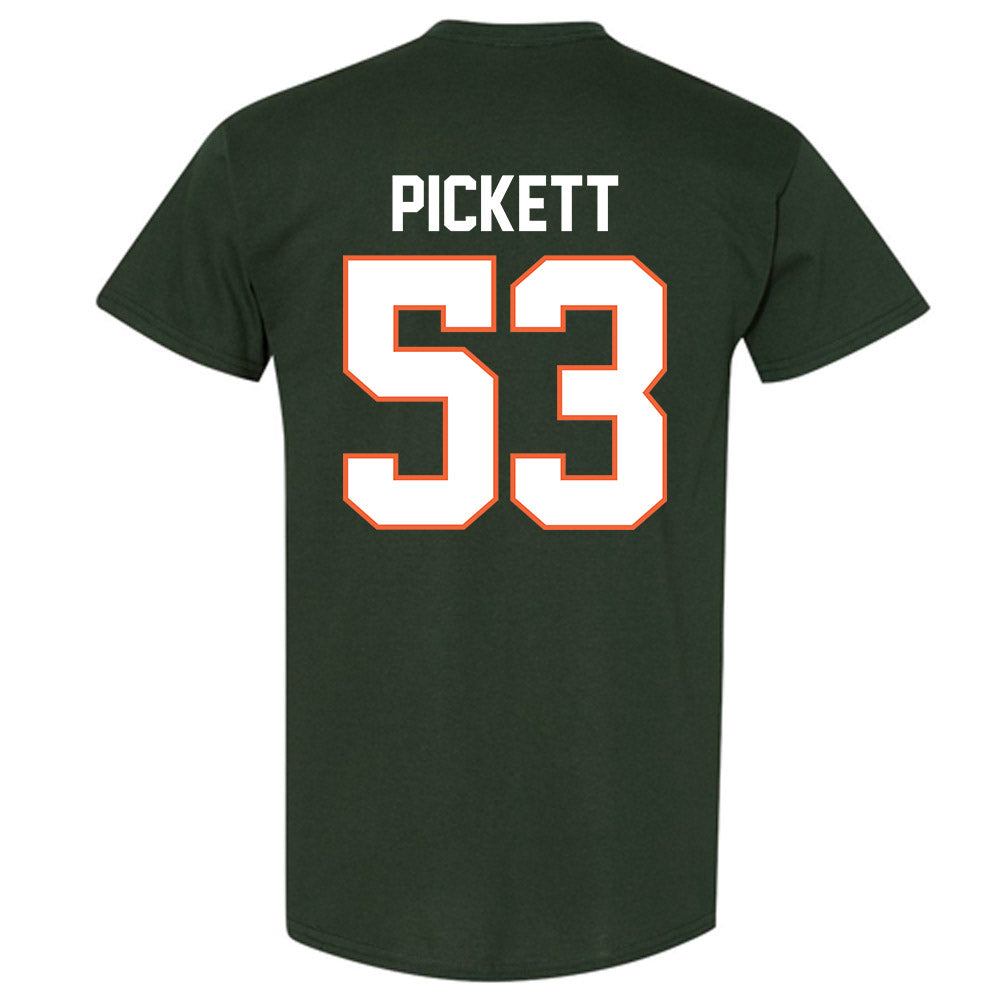 Miami - NCAA Football : Canon Pickett - Classic Shersey T-Shirt-1