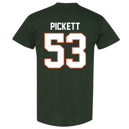 Miami - NCAA Football : Canon Pickett - Classic Shersey T-Shirt-1