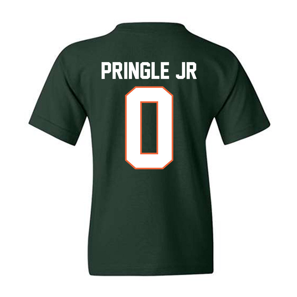 Miami - NCAA Football : Girard Pringle Jr - Classic Shersey Youth T-Shirt-1