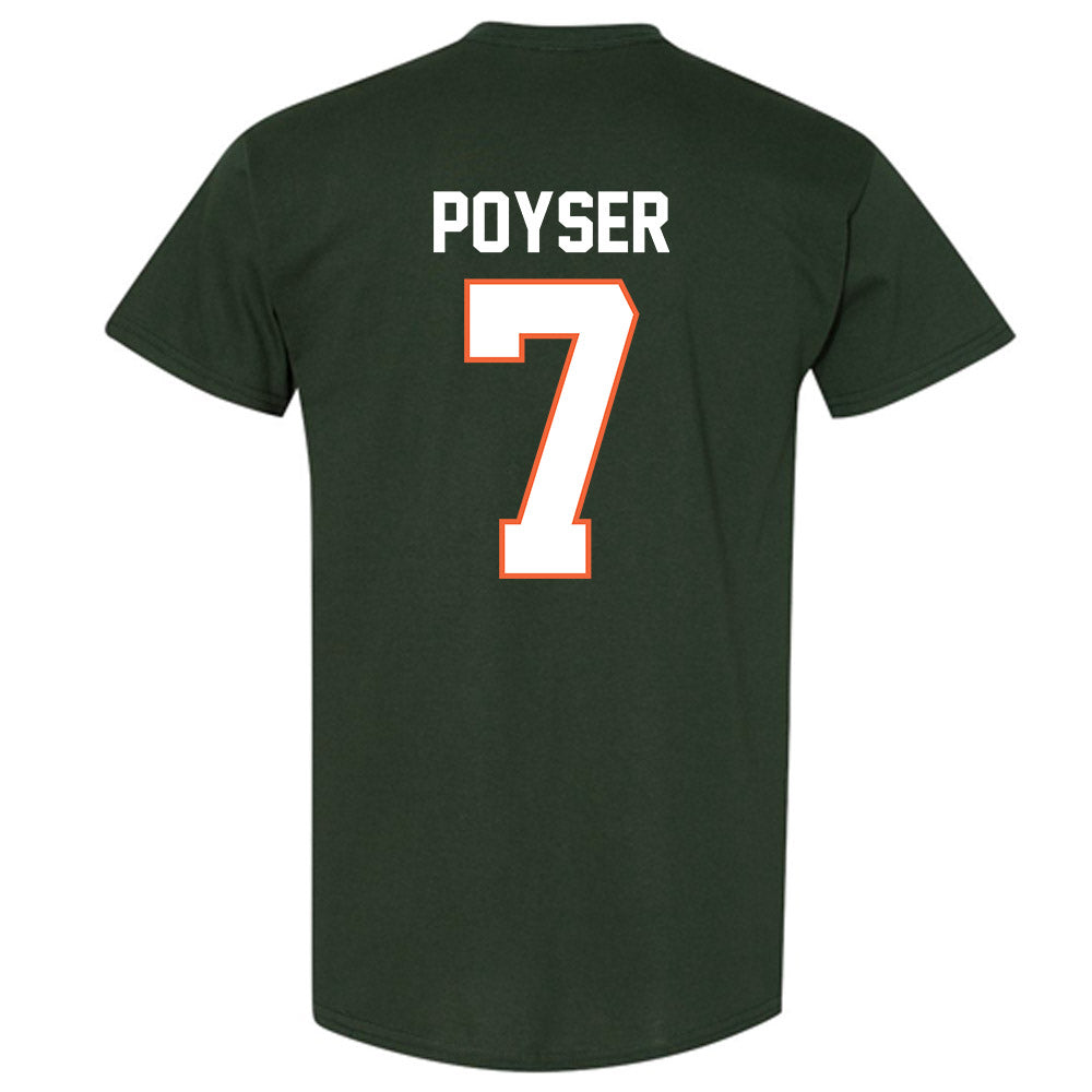Miami - NCAA Football : Zechariah Poyser - Classic Shersey T-Shirt-1