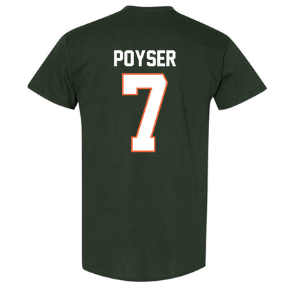 Miami - NCAA Football : Zechariah Poyser - Classic Shersey T-Shirt-1