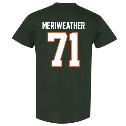 Miami - NCAA Football : Jamal Meriweather - Classic Shersey T-Shirt-1