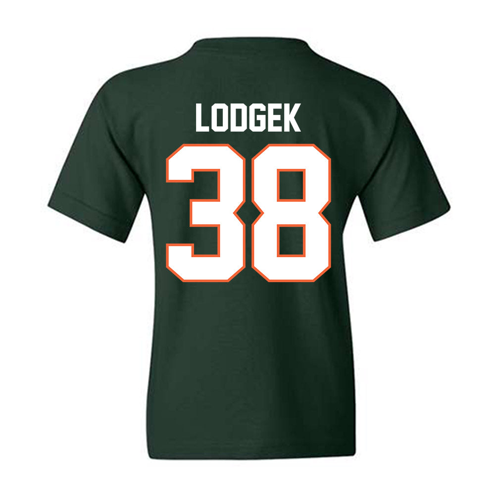 Miami - NCAA Baseball : Jake Lodgek - Classic Shersey Youth T-Shirt-1