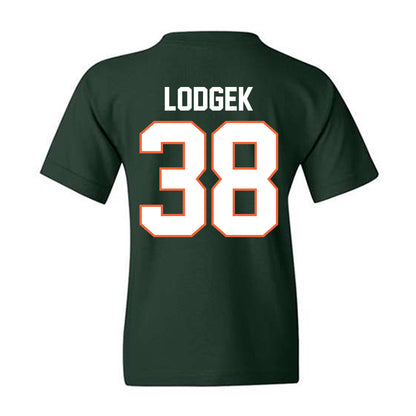 Miami - NCAA Baseball : Jake Lodgek - Classic Shersey Youth T-Shirt-1