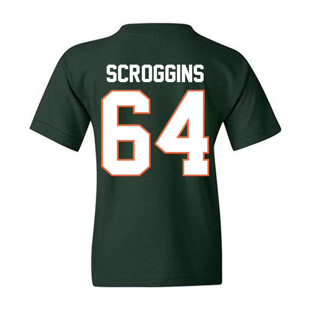 Miami - NCAA Football : Ralph Scroggins - Classic Shersey Youth T-Shirt-1