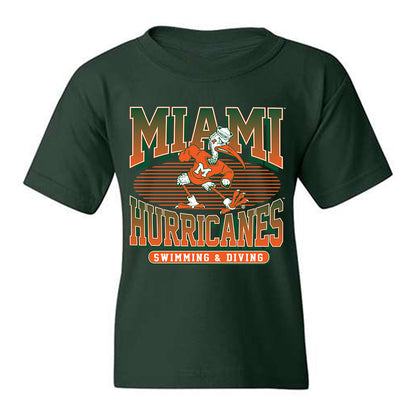 Miami - NCAA Men's Swimming & Diving : Mohamed Farouk - Classic Shersey Youth T-Shirt-0