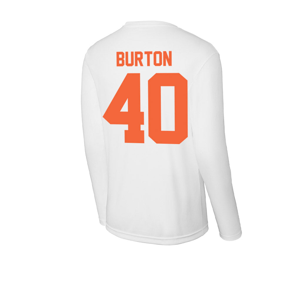 Miami - NCAA Football : Brennan Burton - Classic Shersey Activewear Long Sleeve T-Shirt-1