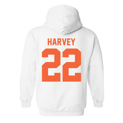 Miami - NCAA Women's Volleyball : Asia Harvey - Classic Shersey Hooded Sweatshirt-1