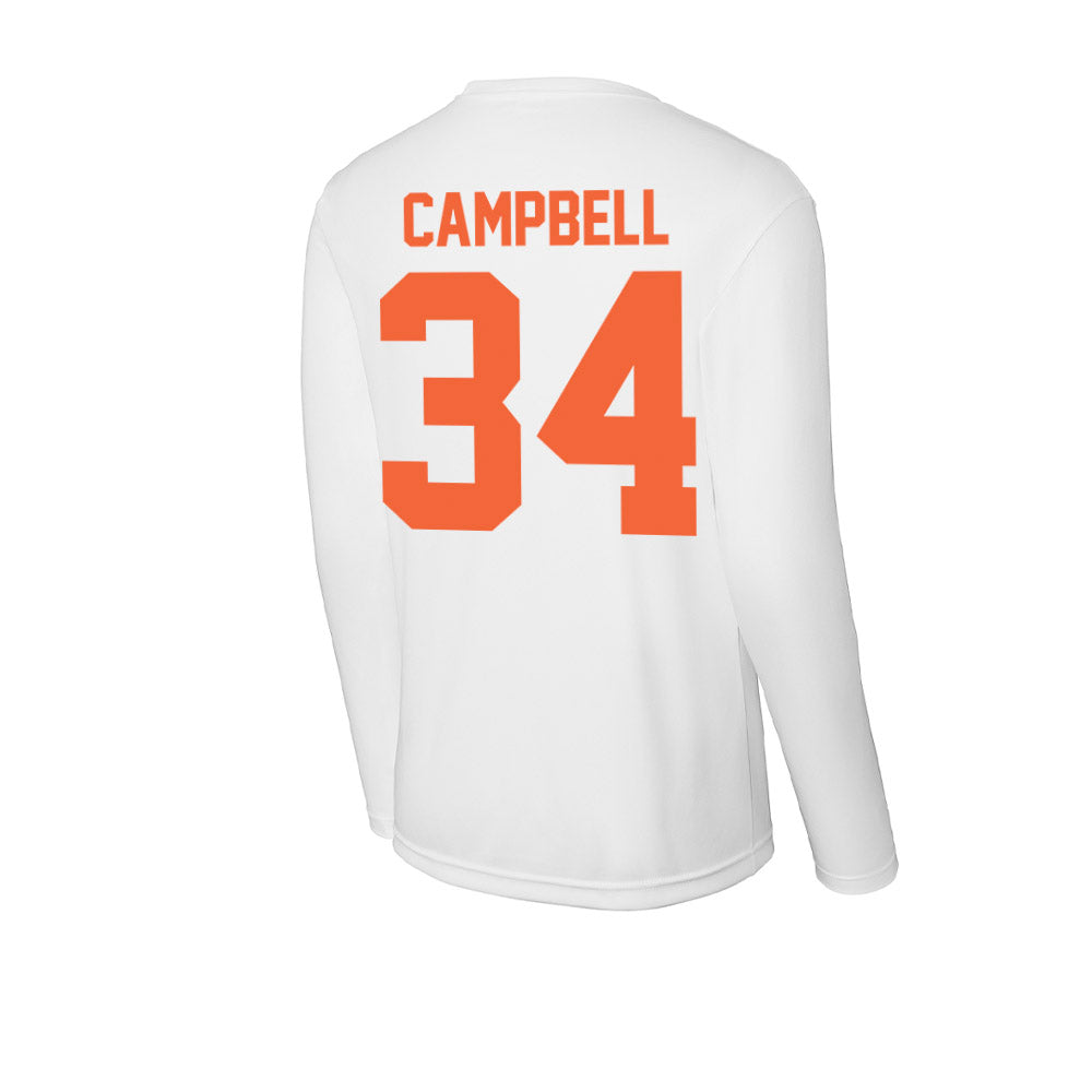 Miami - NCAA Football : Jordan Campbell - Classic Shersey Activewear Long Sleeve T-Shirt-1