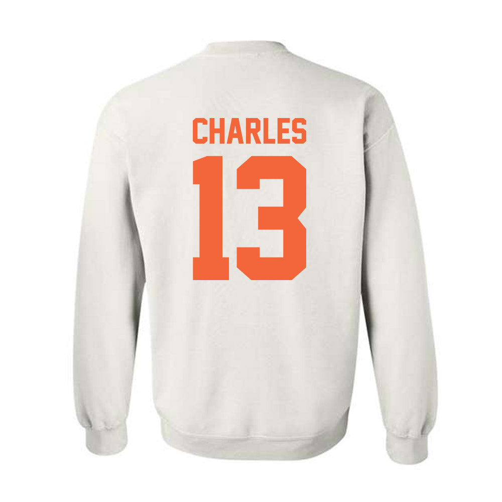 Miami - NCAA Football : Asharri Charles - Classic Shersey Crewneck Sweatshirt-1