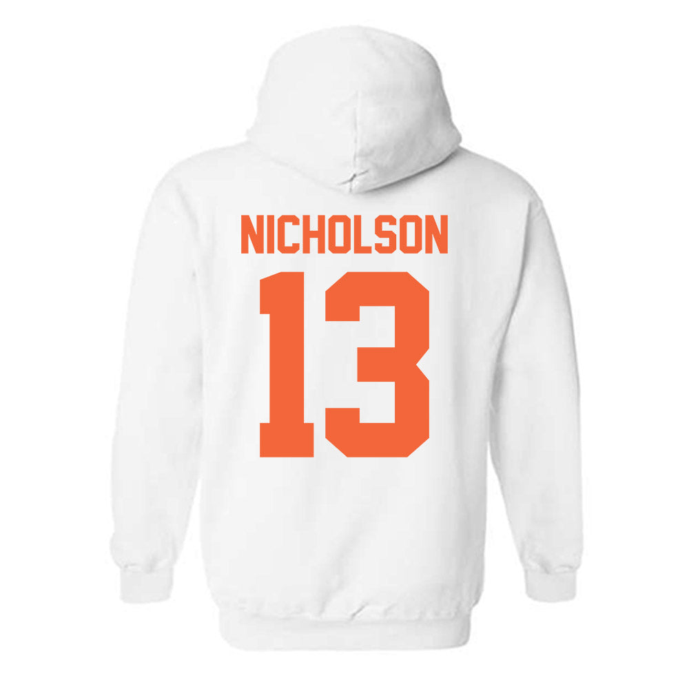 Miami - NCAA Women's Soccer : Crosby Nicholson - Classic Shersey Hooded Sweatshirt-1