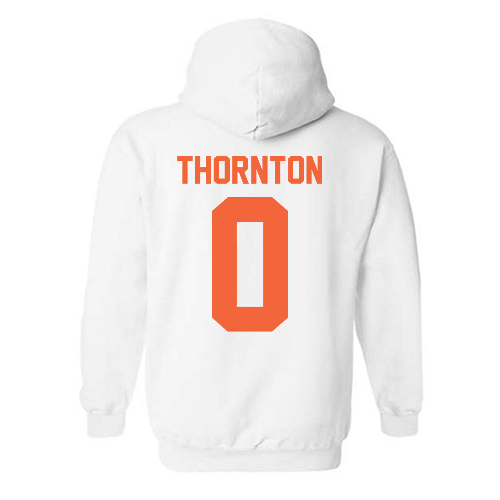 Miami - NCAA Football : Omar Thornton - Classic Shersey Hooded Sweatshirt-1
