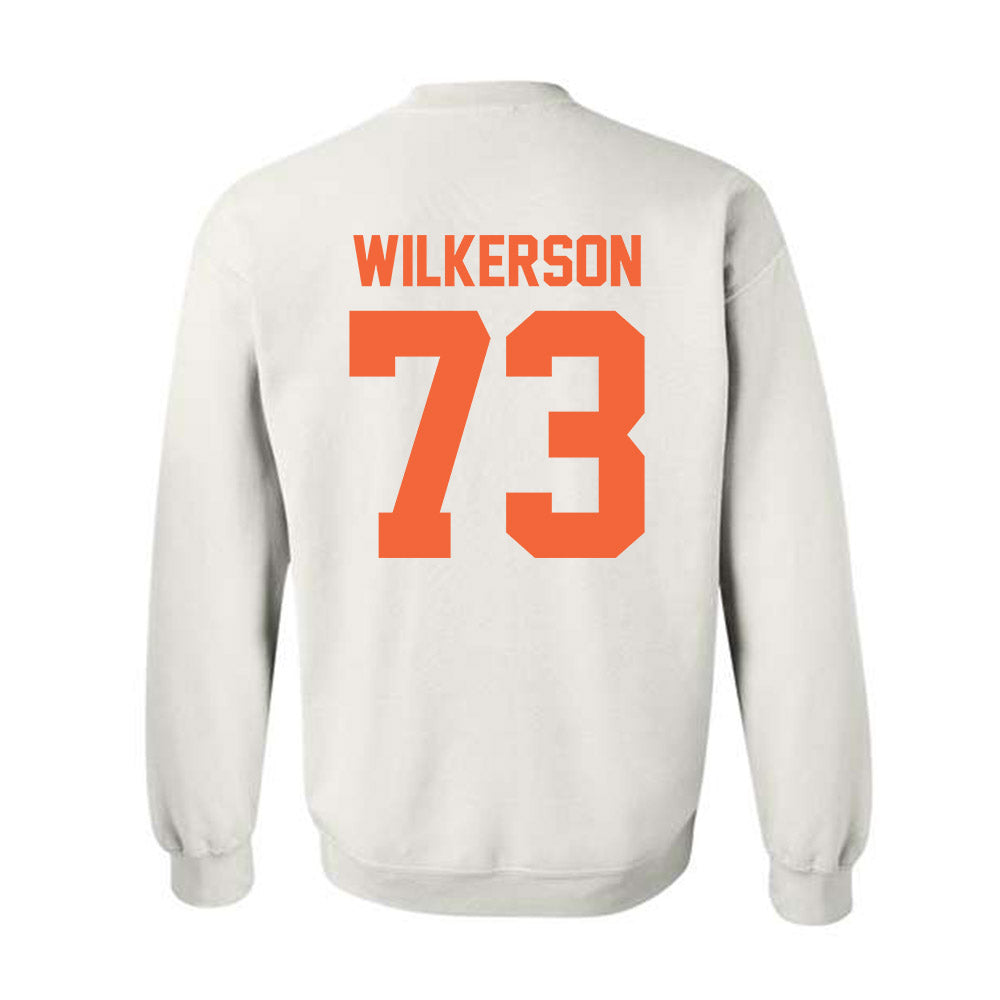 Miami - NCAA Football : Jaden Wilkerson - Classic Shersey Crewneck Sweatshirt-1