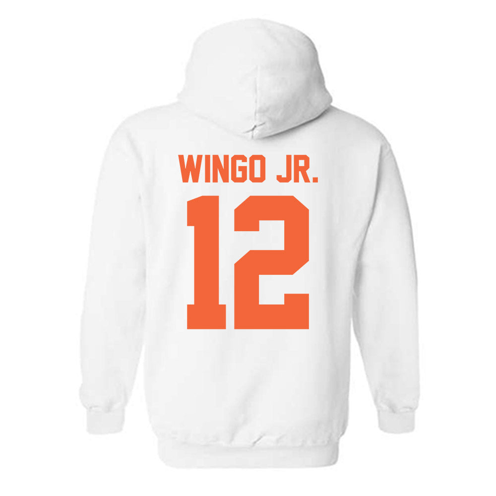 Miami - NCAA Football : Somourian Wingo Jr. - Classic Shersey Hooded Sweatshirt-1