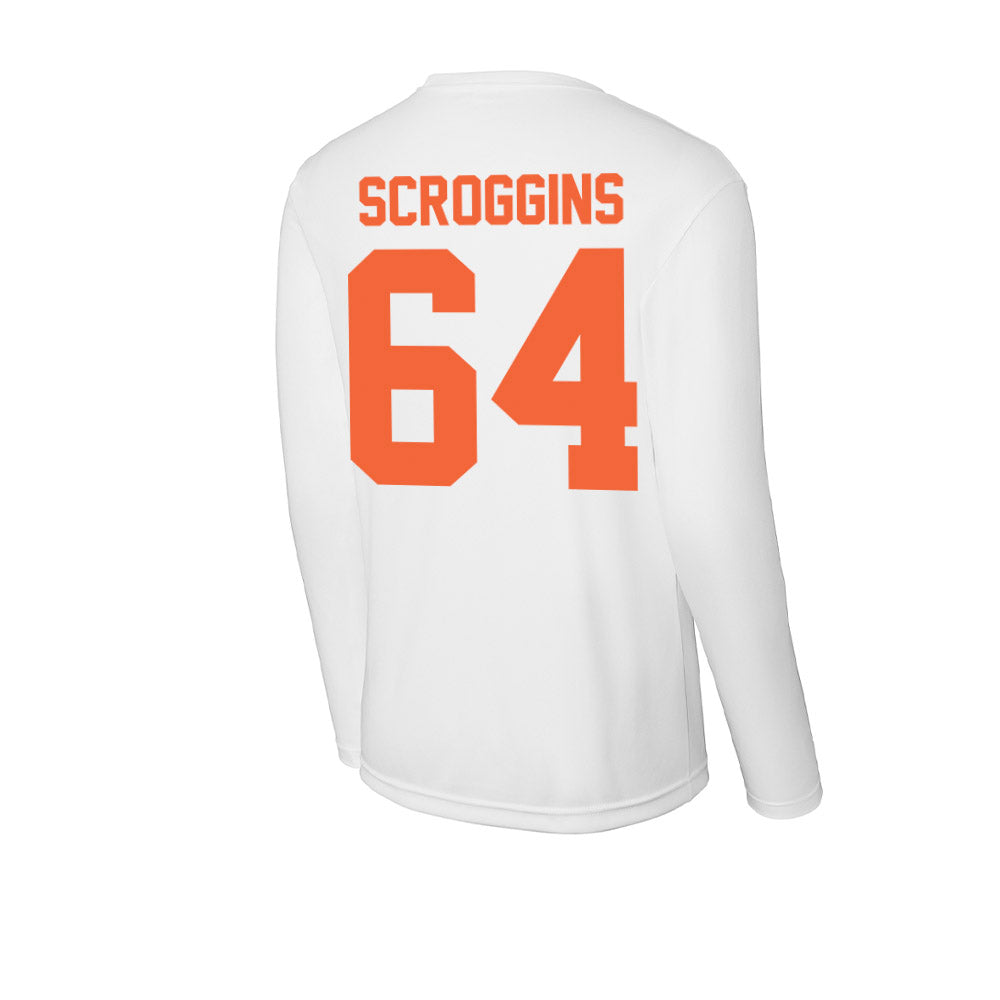 Miami - NCAA Football : Ralph Scroggins - Classic Shersey Activewear Long Sleeve T-Shirt-1