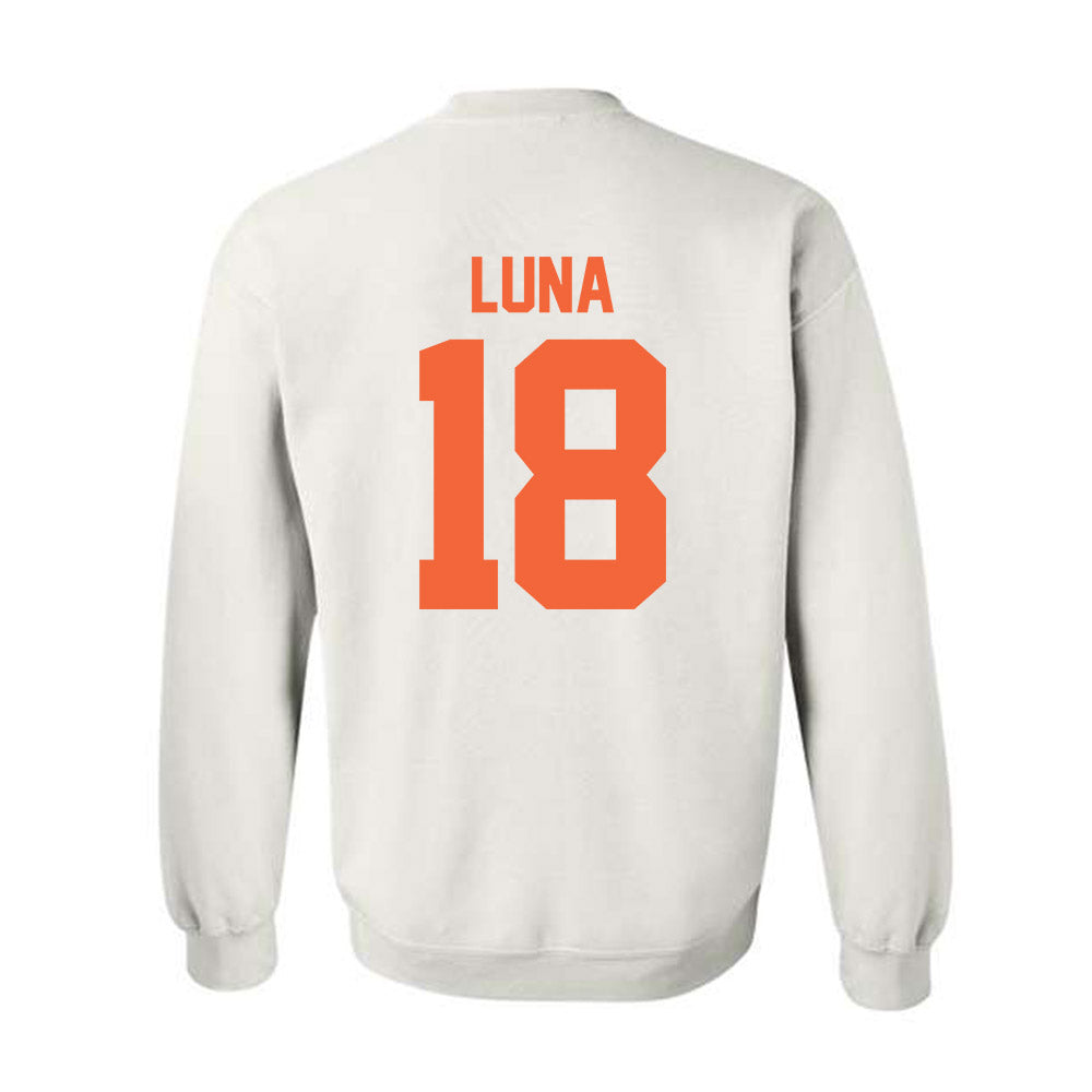 Miami - NCAA Football : Riply Luna - Classic Shersey Crewneck Sweatshirt-1