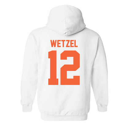 Miami - NCAA Women's Basketball : Natalie Wetzel - Classic Shersey Hooded Sweatshirt-1