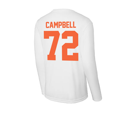 Miami - NCAA Football : Demetrius Campbell - Classic Shersey Activewear Long Sleeve T-Shirt-1