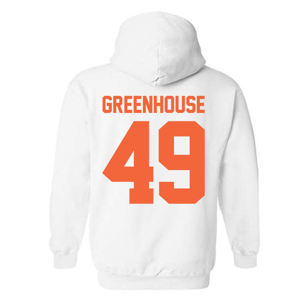 Miami - NCAA Baseball : Mason Greenhouse - Classic Shersey Hooded Sweatshirt-1