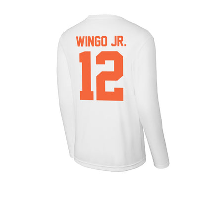 Miami - NCAA Football : Somourian Wingo Jr. - Classic Shersey Activewear Long Sleeve T-Shirt-1