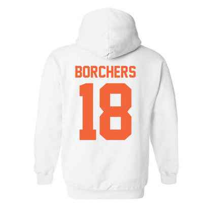 Miami - NCAA Football : Joe Borchers - Classic Shersey Hooded Sweatshirt-1