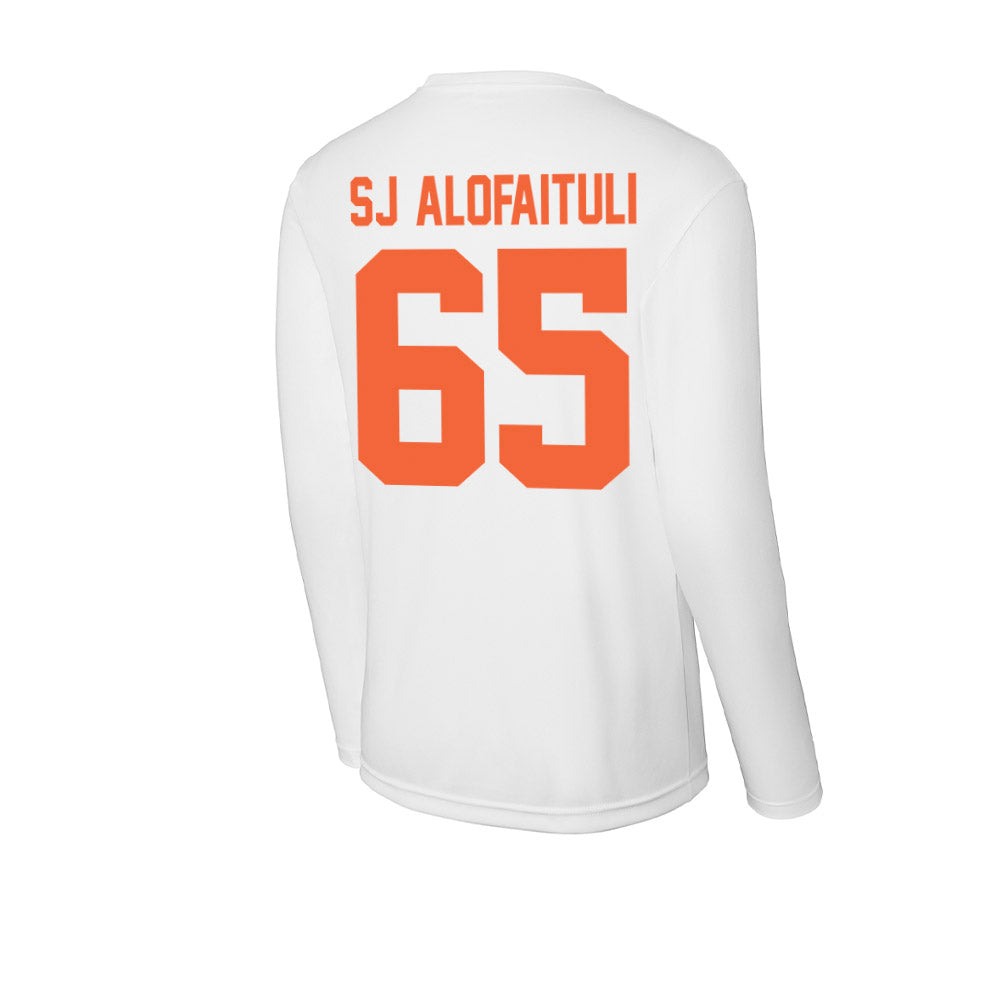Miami - NCAA Football : Seuseu "SJ" Alofaituli - Classic Shersey Activewear Long Sleeve T-Shirt-1