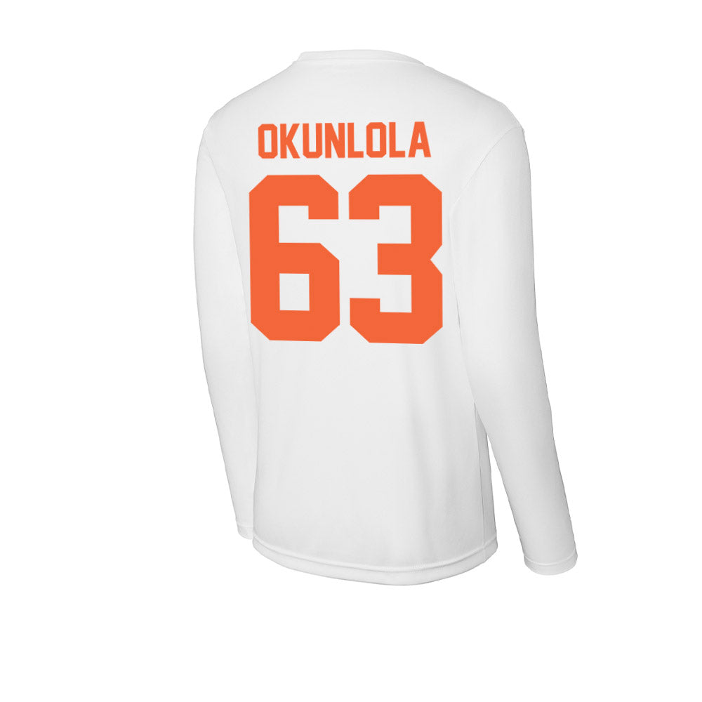 Miami - NCAA Football : Samson Okunlola - Classic Shersey Activewear Long Sleeve T-Shirt-1