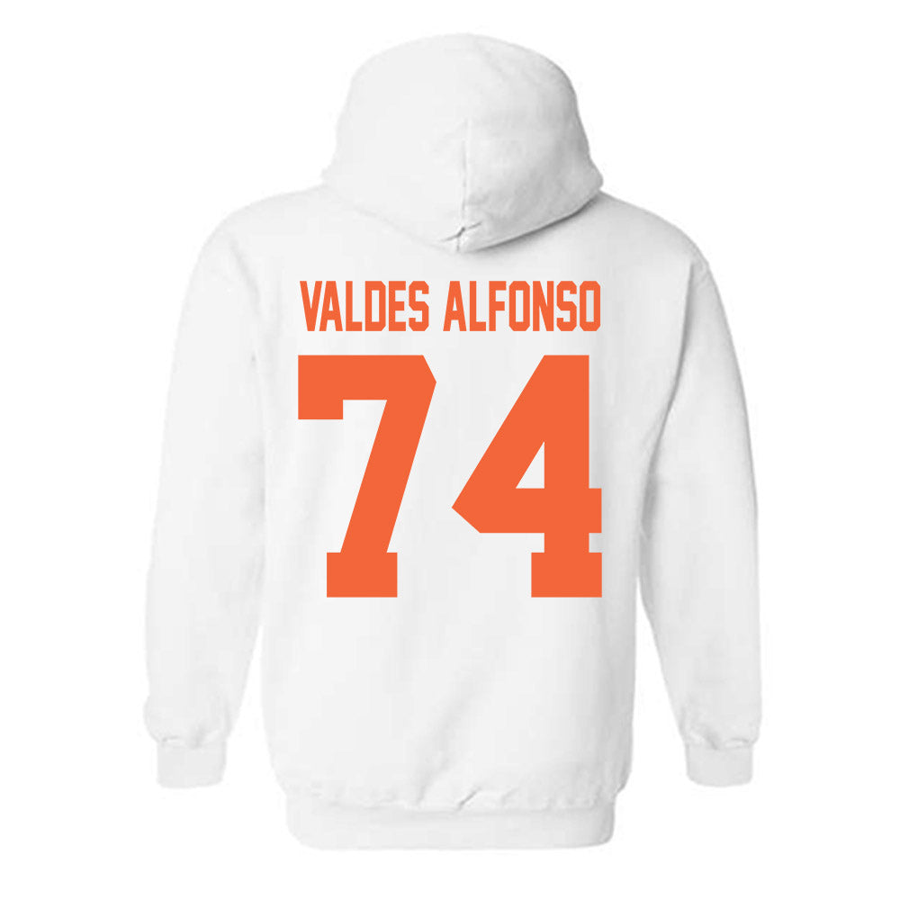 Miami - NCAA Football : Yerovi Valdes Alfonso - Classic Shersey Hooded Sweatshirt-1