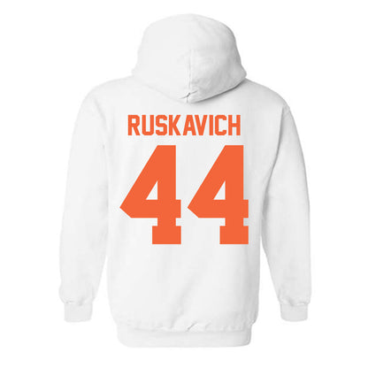Miami - NCAA Football : Owen Ruskavich - Classic Shersey Hooded Sweatshirt-1