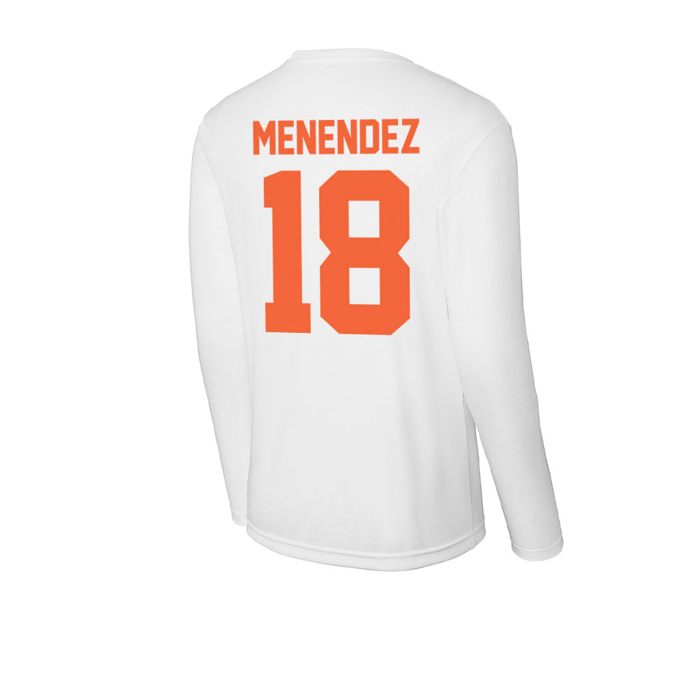 Miami - NCAA Baseball : Frank Menendez - Classic Shersey Activewear Long Sleeve T-Shirt-1