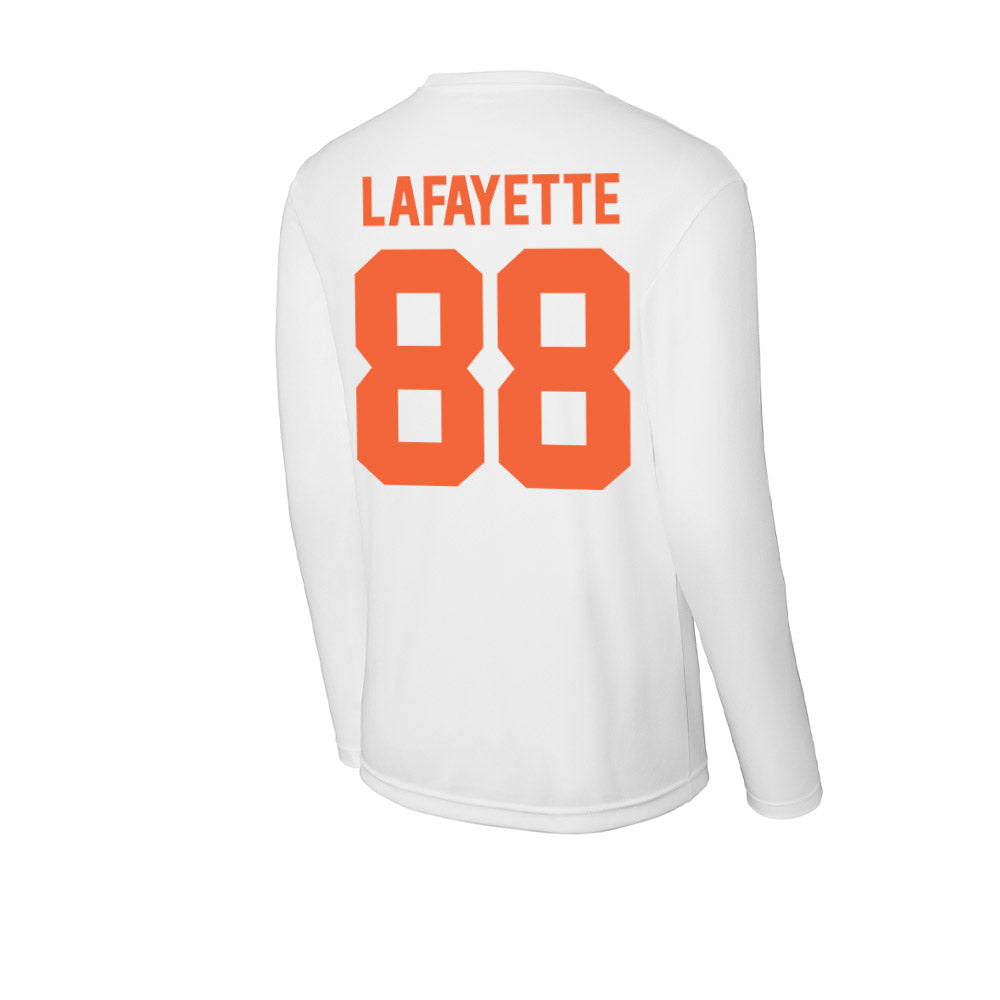 Miami - NCAA Football : DeAnthony Lafayette - Classic Shersey Activewear Long Sleeve T-Shirt-1