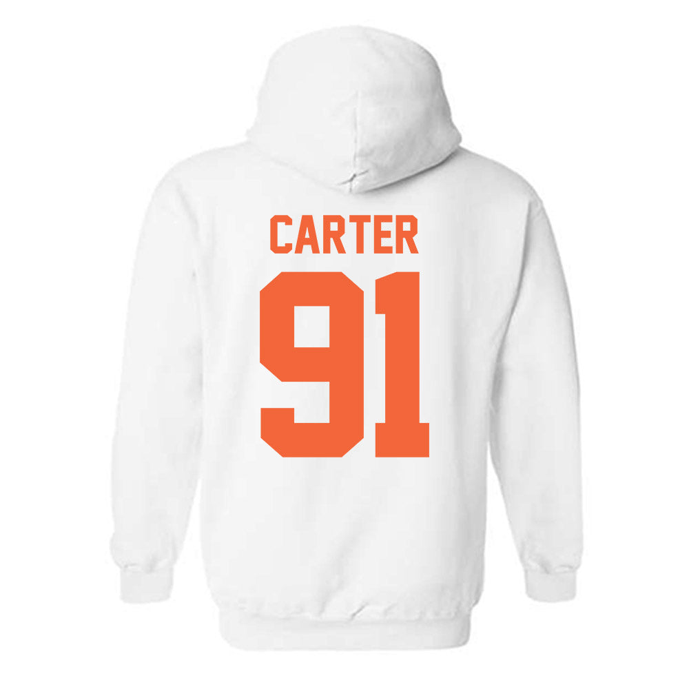 Miami - NCAA Football : Jarquez Carter - Classic Shersey Hooded Sweatshirt-1