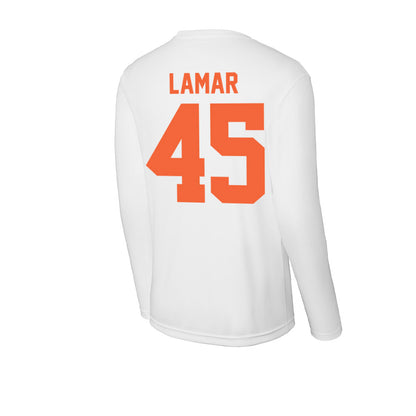 Miami - NCAA Football : Braylon Lamar - Classic Shersey Activewear Long Sleeve T-Shirt-1