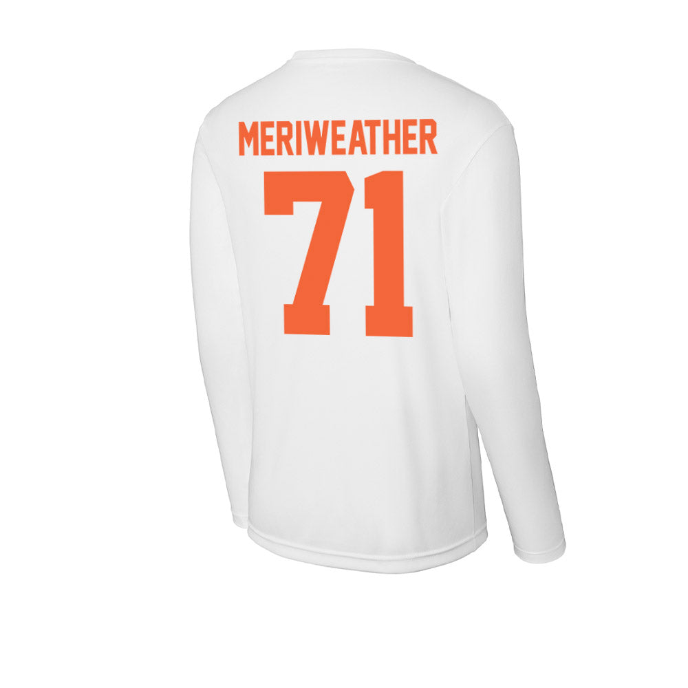 Miami - NCAA Football : Jamal Meriweather - Classic Shersey Activewear Long Sleeve T-Shirt-1
